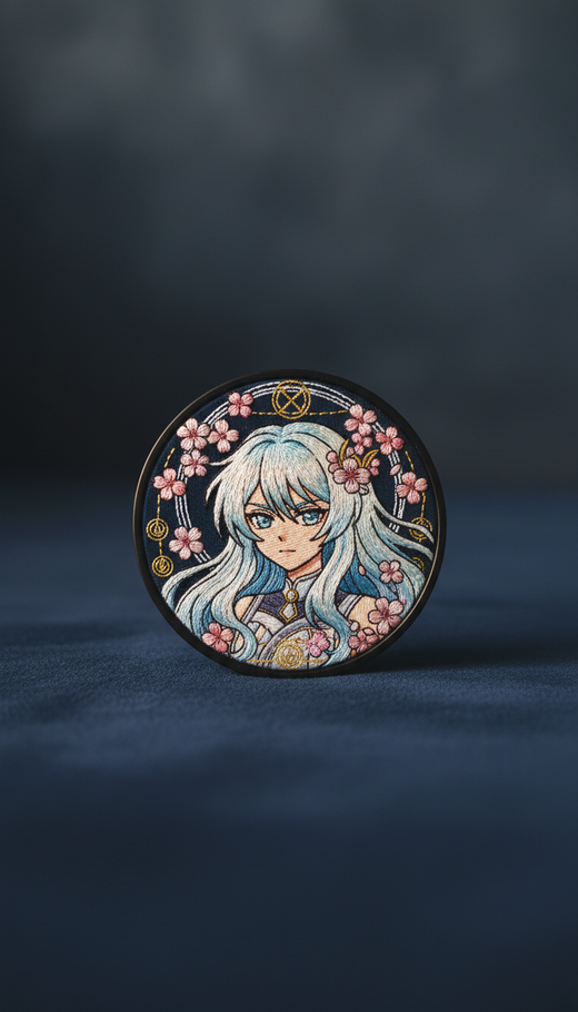 Anime embroidery